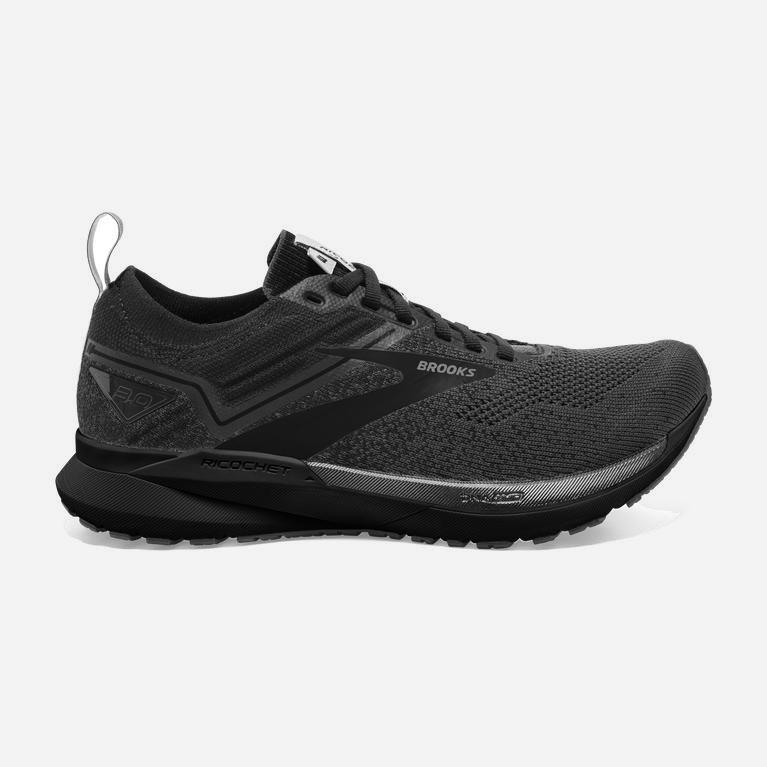 Brooks Ricochet 3 Lightweight - Zapatillas Running Asfalto Hombre - Negras / Gris (BU4152386)